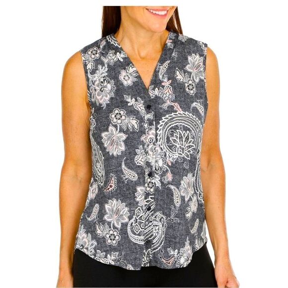 Amana paisley sleepless top - Picture 1 of 11
